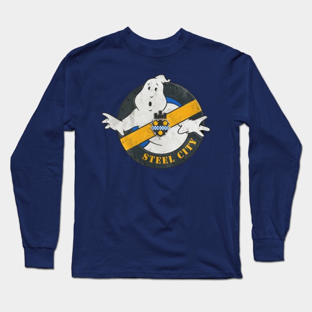 SCGB: Afterlife Logo Long Sleeve T-Shirt by Steel City Ghostbusters